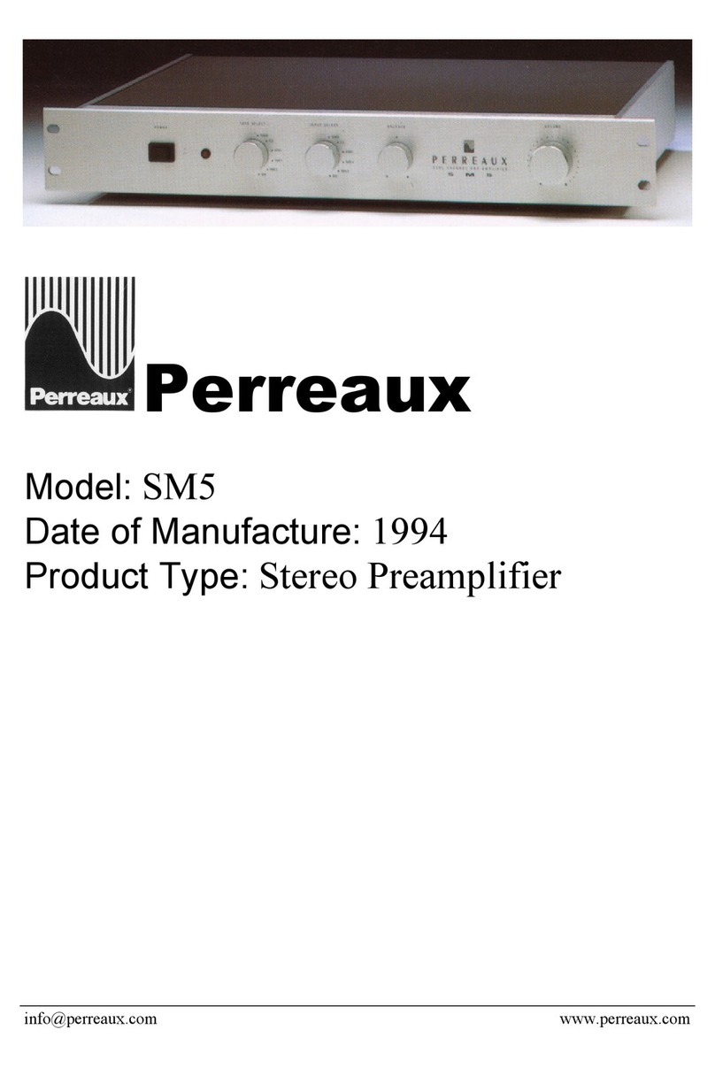 Perreaux SM5 Specifications