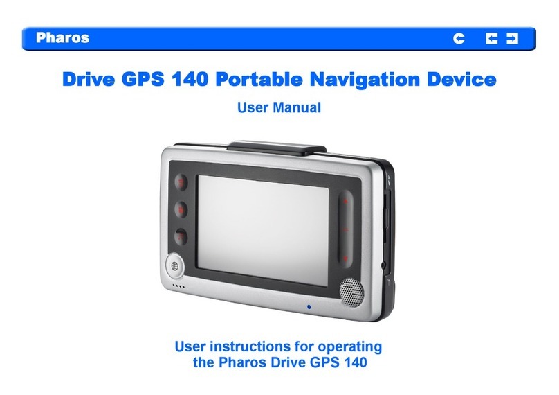 Pharos GPS 140 User manual