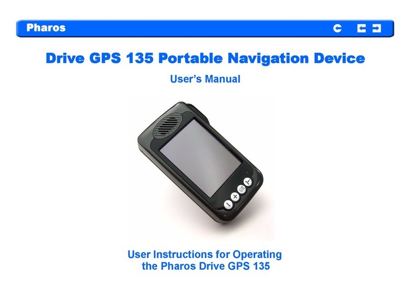Pharos GPS 135 User manual