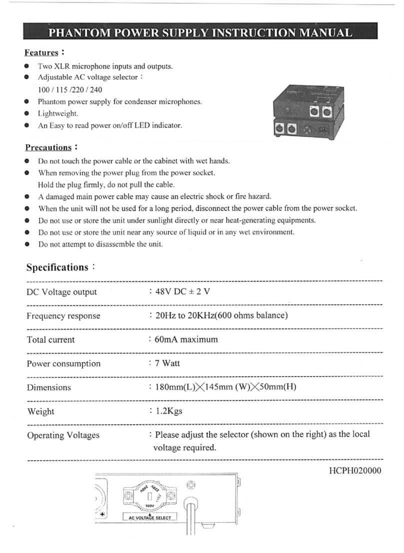 Phantom Tech HCPH0200000 instruction manual
