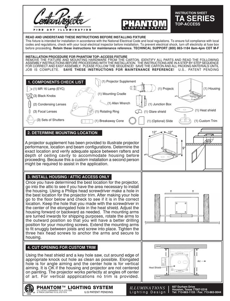 Phantom Tech Projector user manual