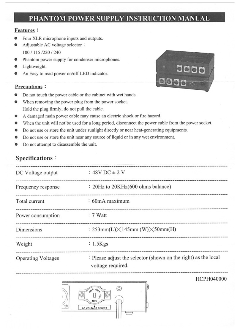 Phantom Tech HCPH040000 instruction manual