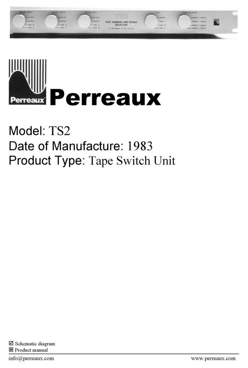 Perreaux TS2 datasheet