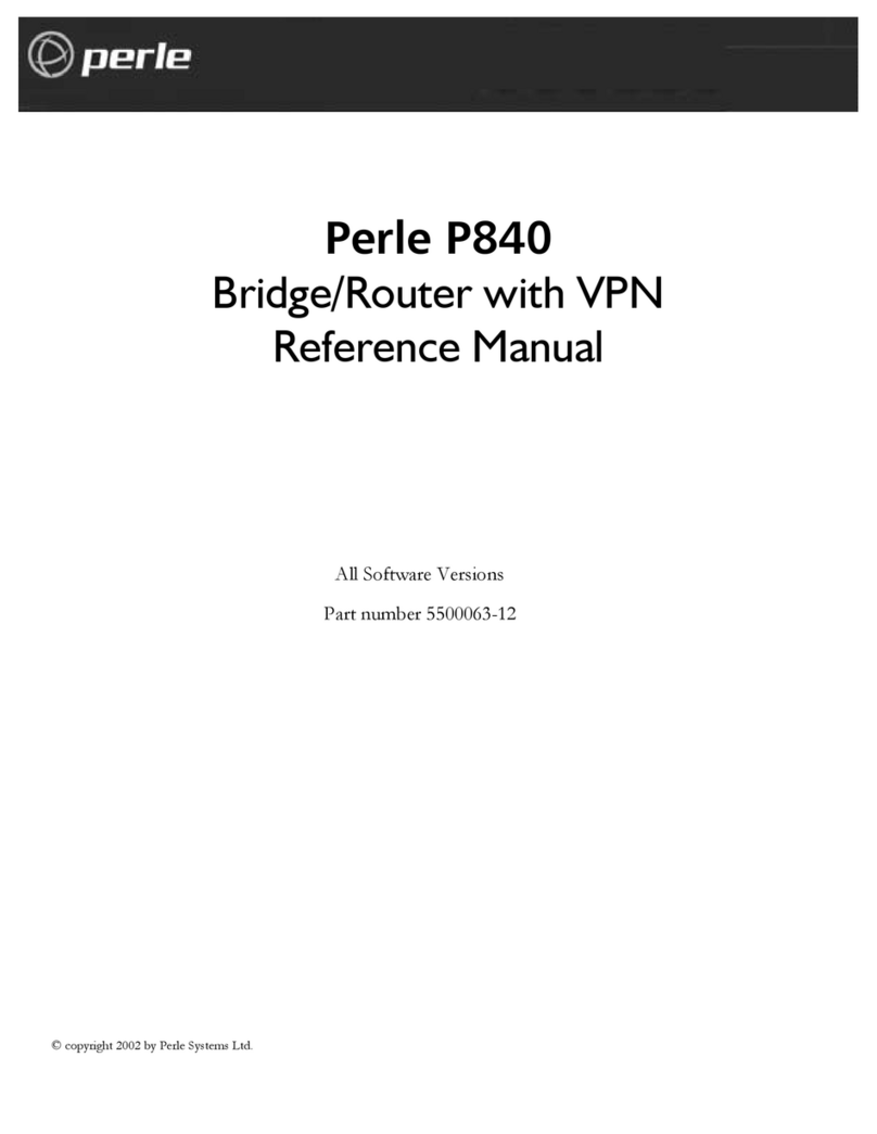 Perle P840 User manual Perle P840 User manual