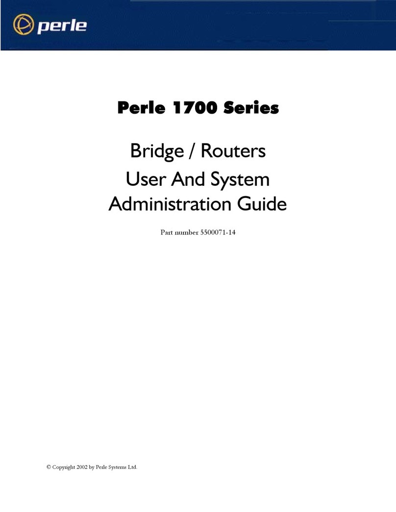 Perle 1700 Instruction Manual Perle 1700 Instruction Manual