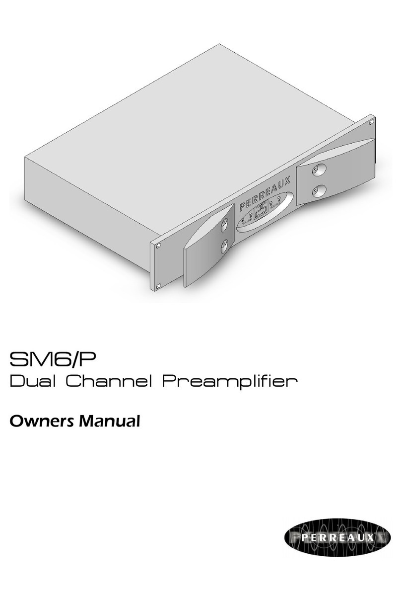Perreaux SM6/P User manual