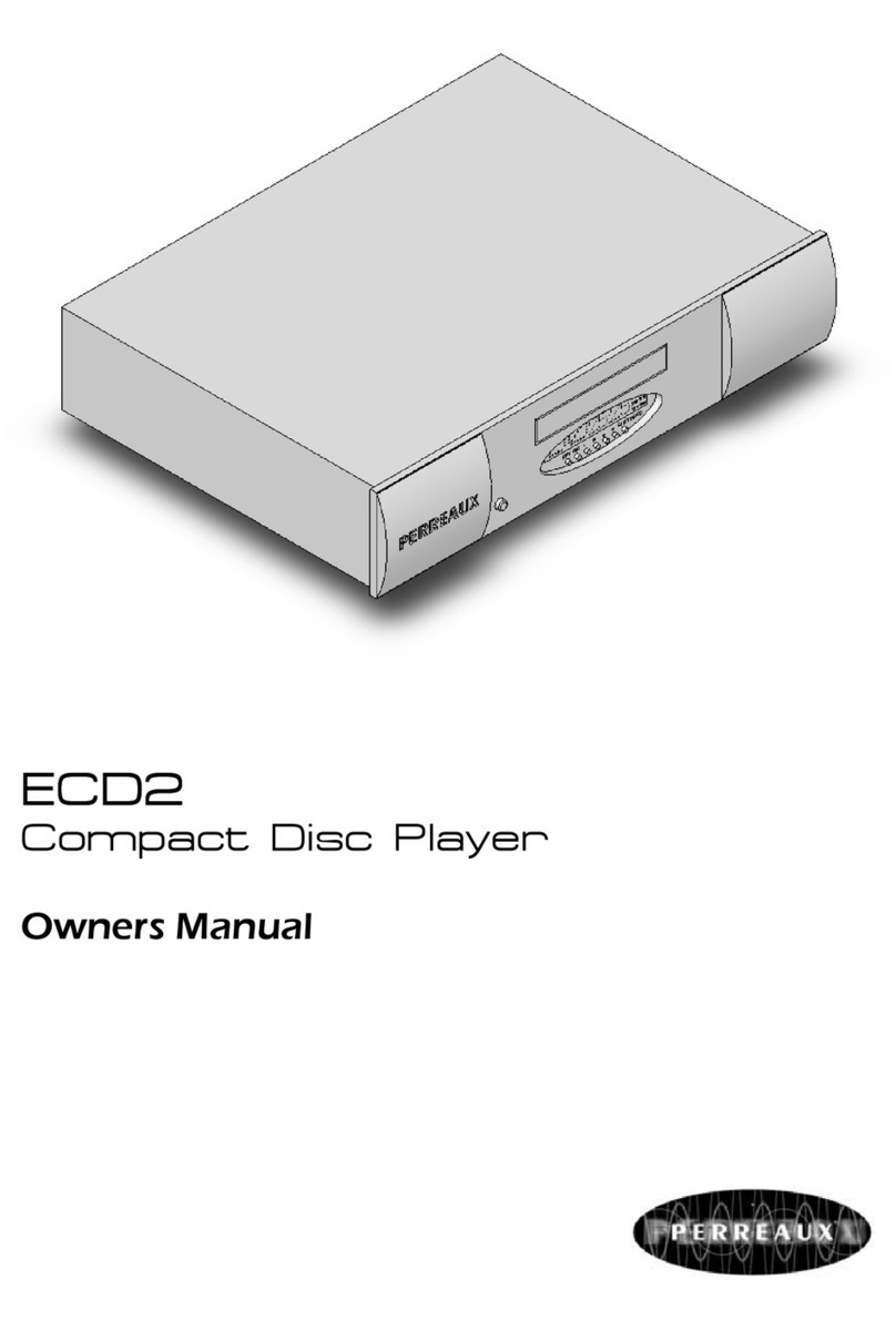 Perreaux ECD2 owner's manual