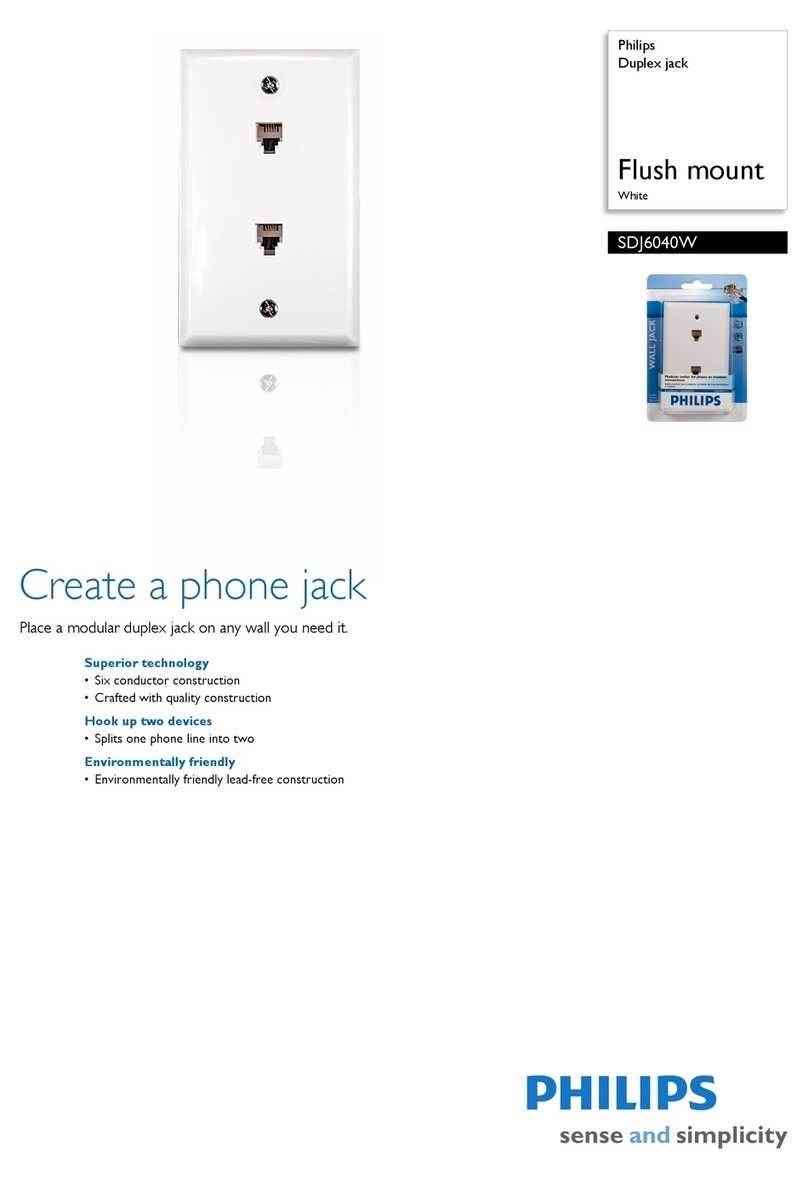 Philips SDJ6040W User manual