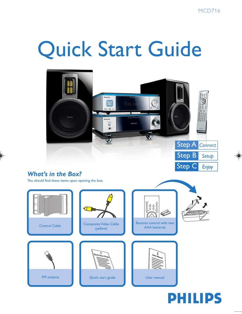 Philips MCD716 User manual