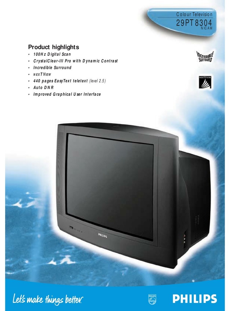 Philips 29PT8304 User manual