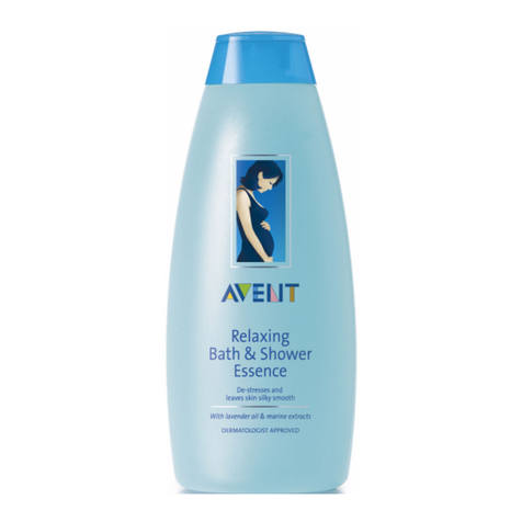 Philips AVENT Relaxing Bath & Shower Essence SCF502/40 Specification sheet Philips AVENT Relaxing Bath & Shower Essence SCF502/40 Specification sheet