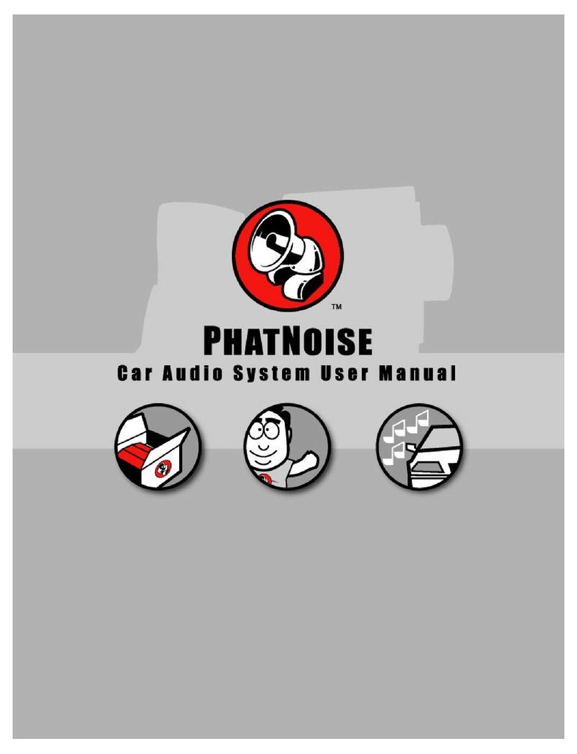PhatNoise Car Audio System user manual