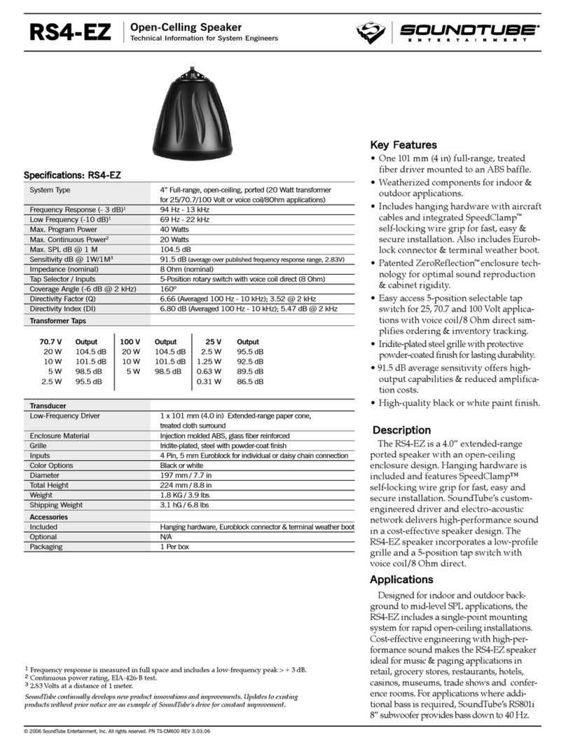 Sound Tube RS4-EZ Manual