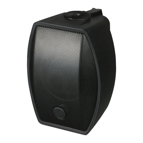 Sound Tube Surface-Mount Speaker SM400i User manual