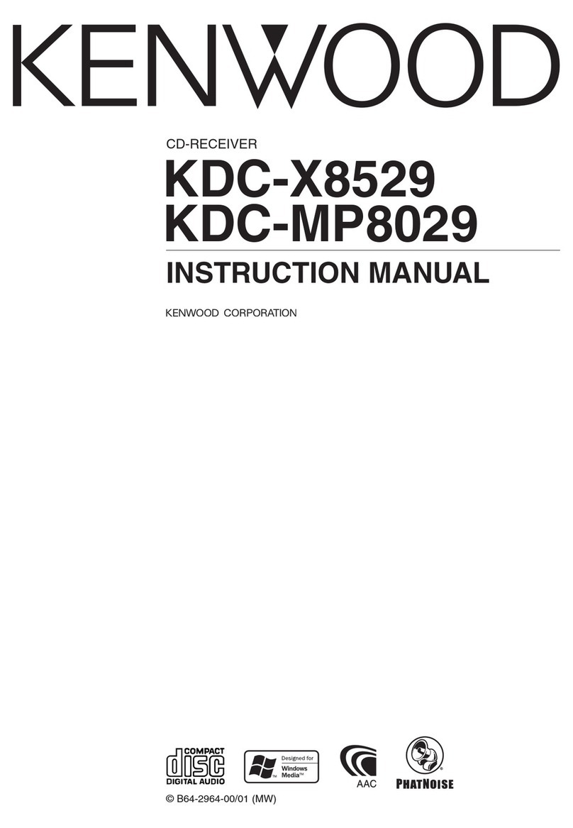 Kenwood KDC-MP8029 User manual