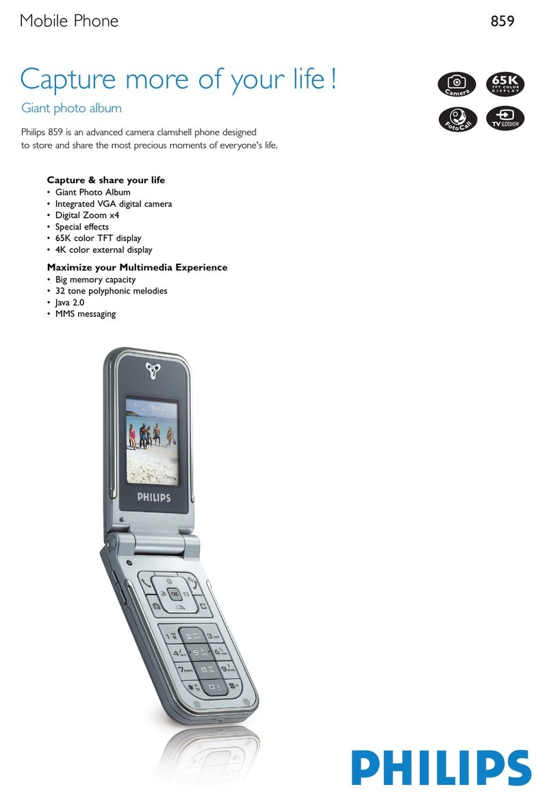 Philips 859 User manual