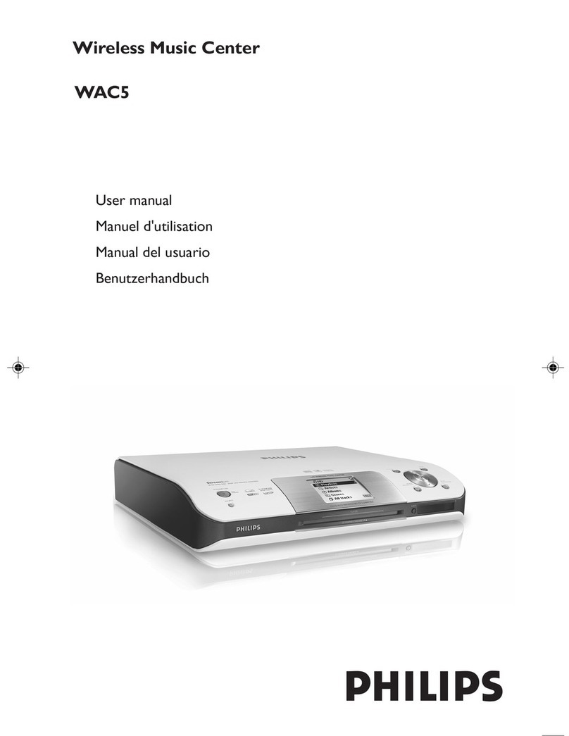 Philips Streamium WAC5 user manual