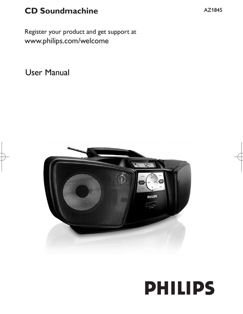 Philips AZ1845 user manual