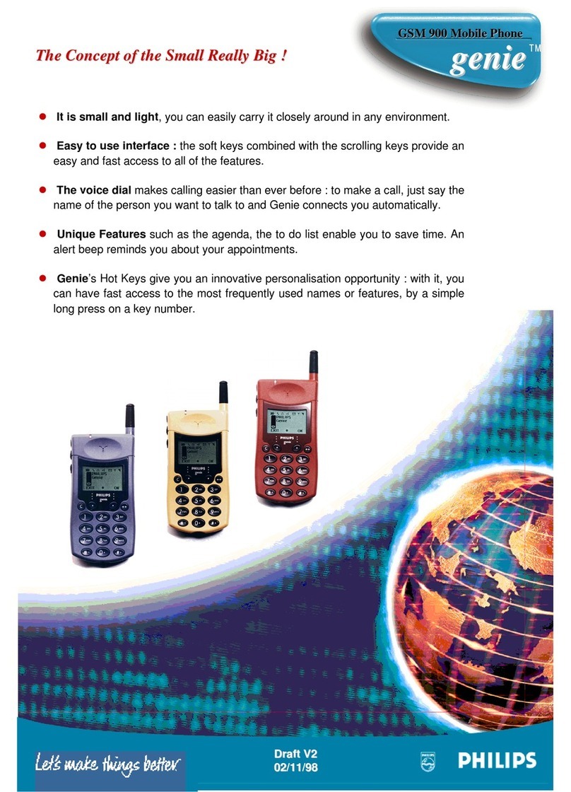 Philips genie Series User manual