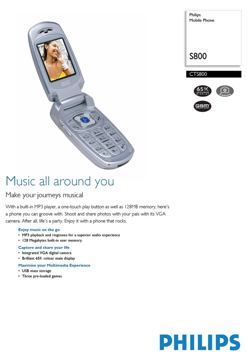 Philips S800 User manual