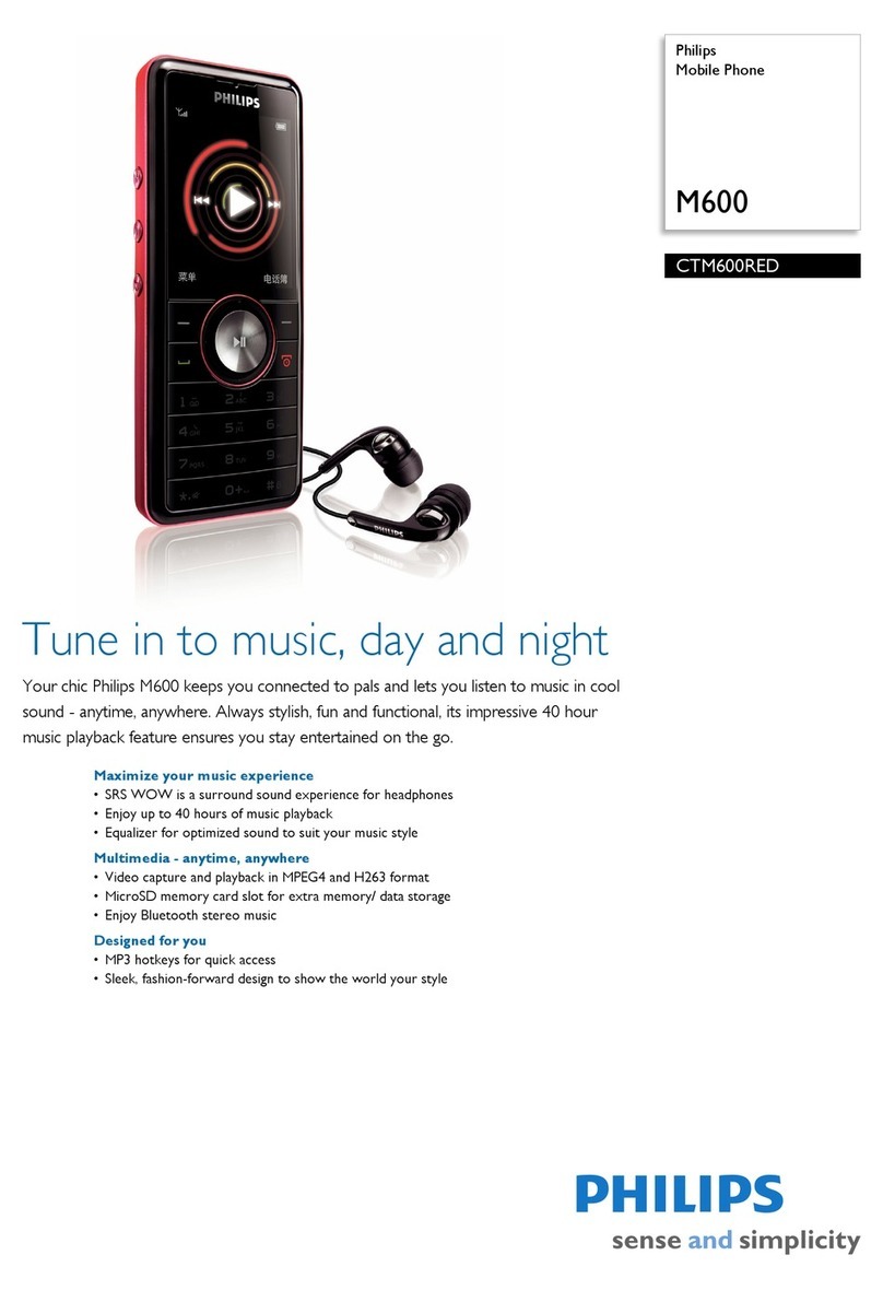 Philips CTM600RED User manual