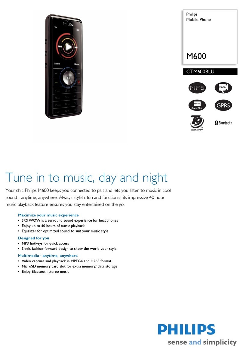 Philips CTM600BLU Specifications