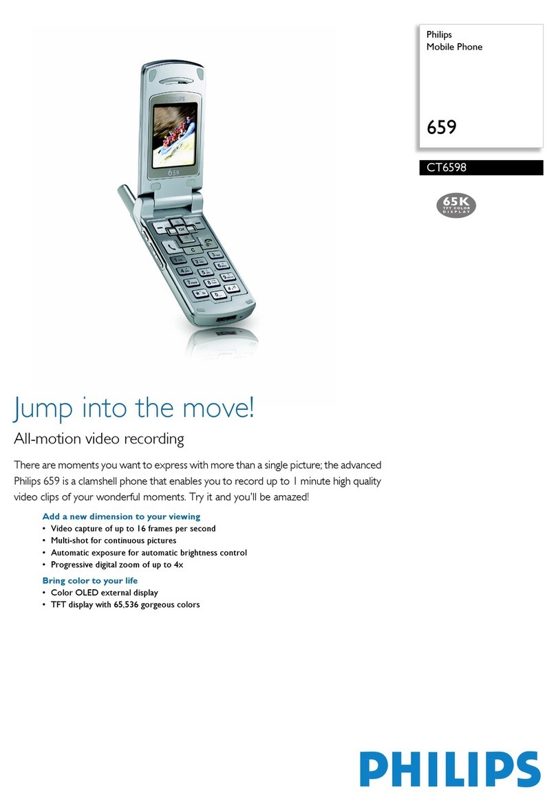 Philips 659 User manual