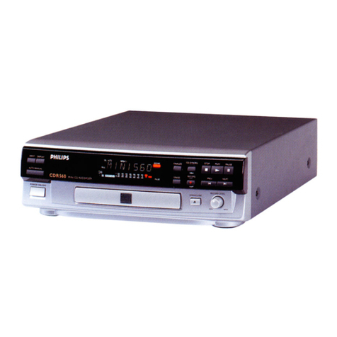 Philips CDR 538 Instructions for use