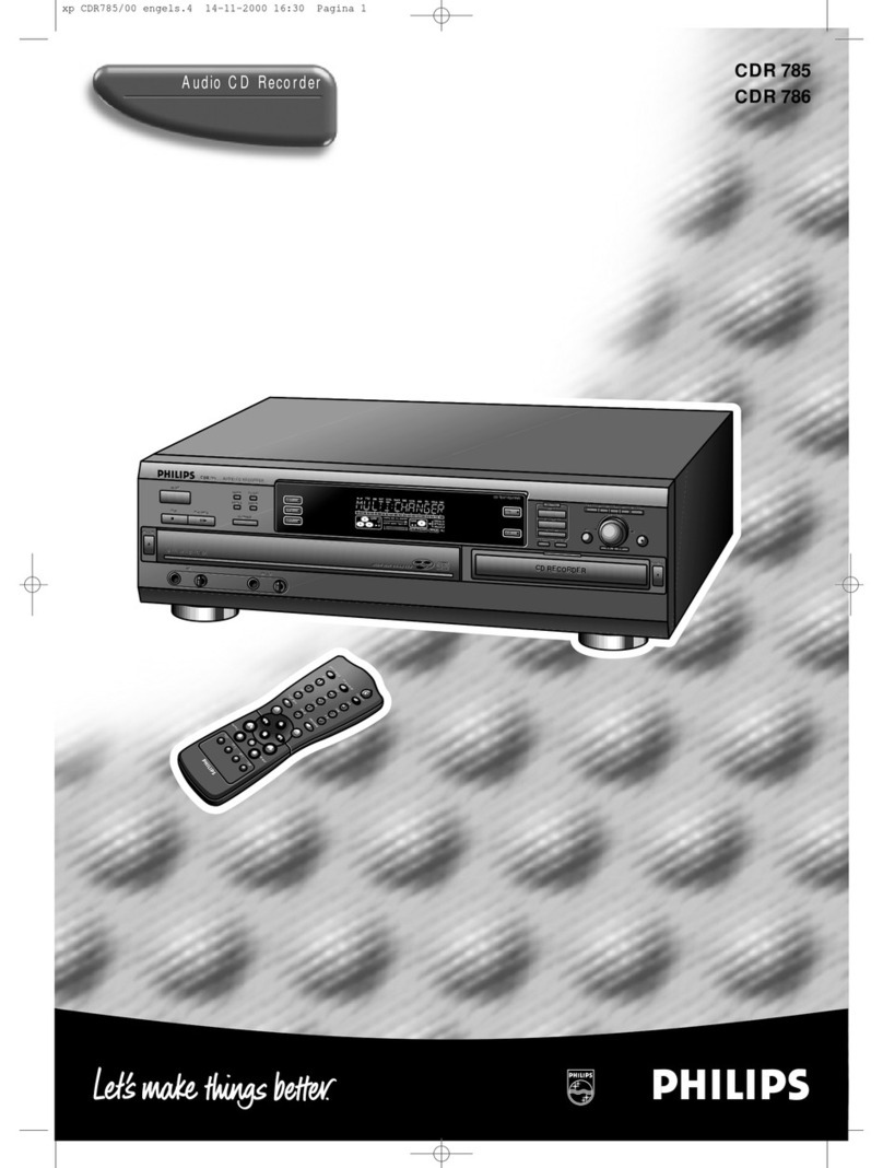 Philips CDR786 user manual