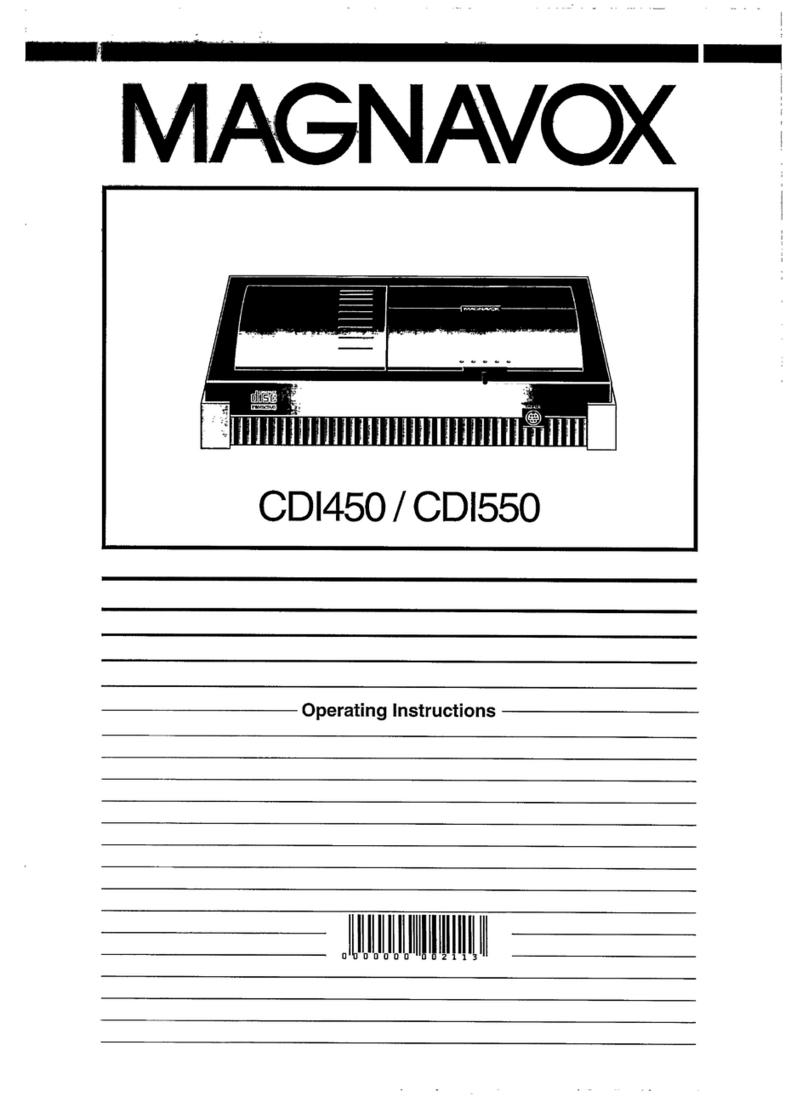 Magnavox CDI450/86 operating instructions