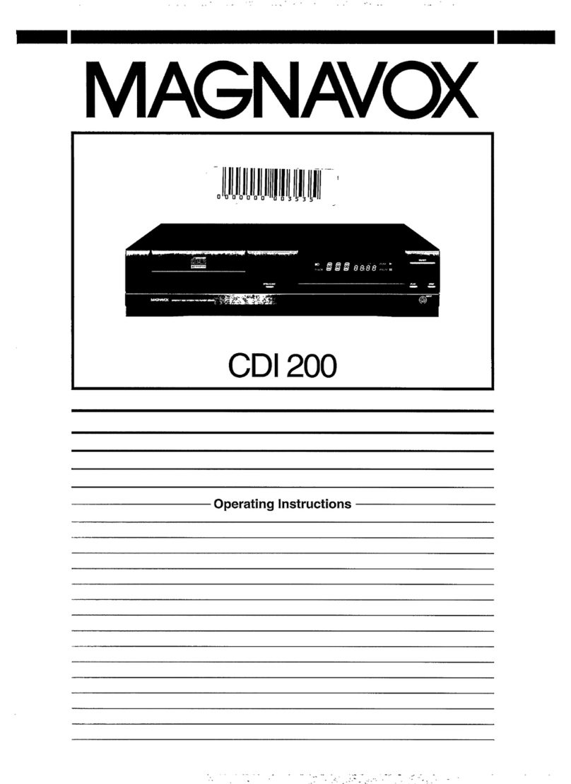 Magnavox CDI200/37 User manual