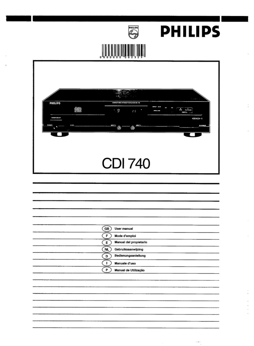 Philips CDI740/05 user manual