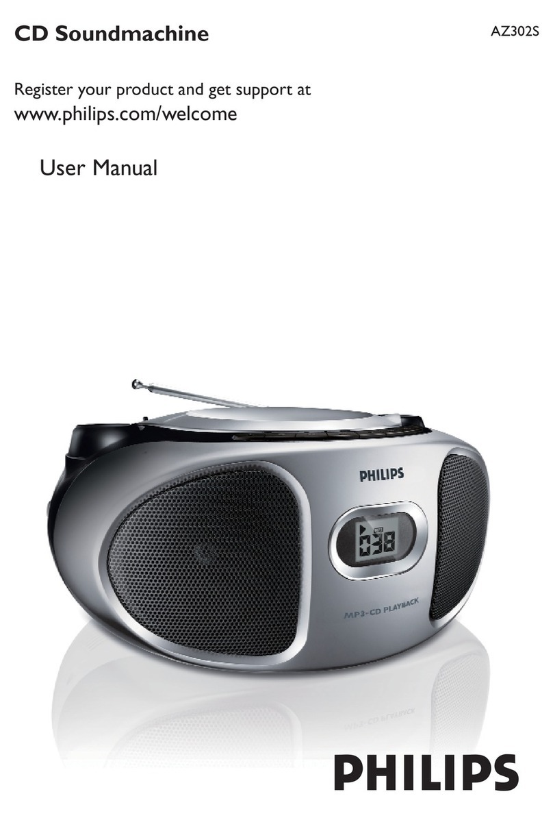 Philips AZ302S User manual