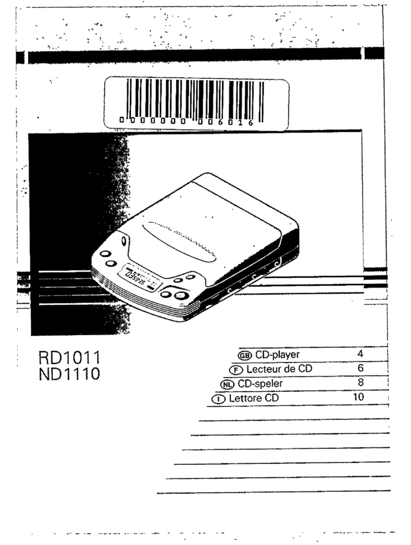 Philips ND1110/18 User manual