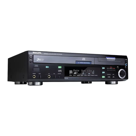 Philips CDR 800/17 User manual