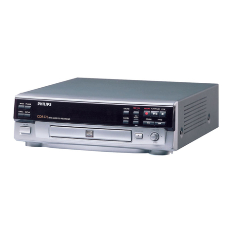 Philips CDR570/00 User manual Philips CDR570/00 User manual