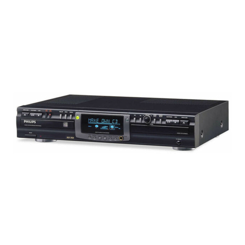 Philips CDR-775 User manual Philips CDR-775 User manual