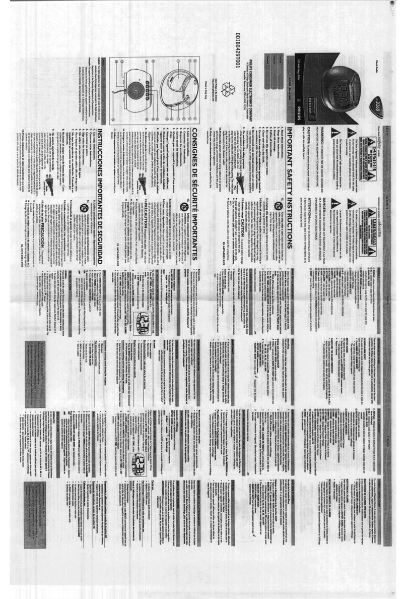 Philips AJ3260/17 user manual