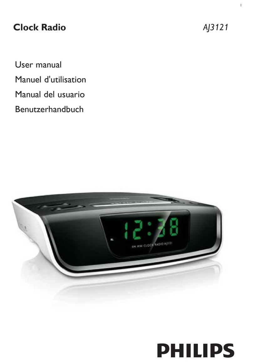 Philips AJ3121/125 User manual