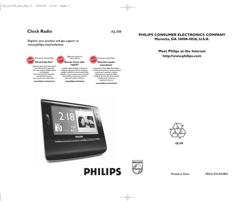 Philips AJL308/37 user manual