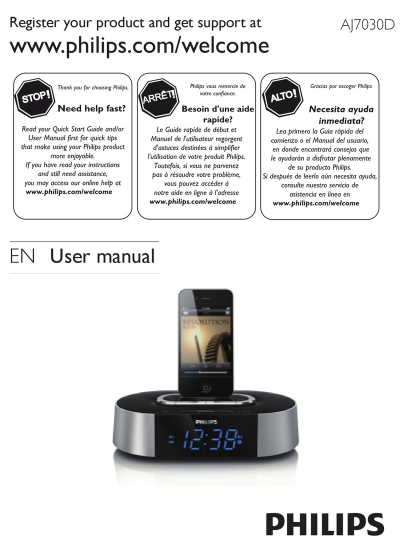 Philips AJ7030D User manual