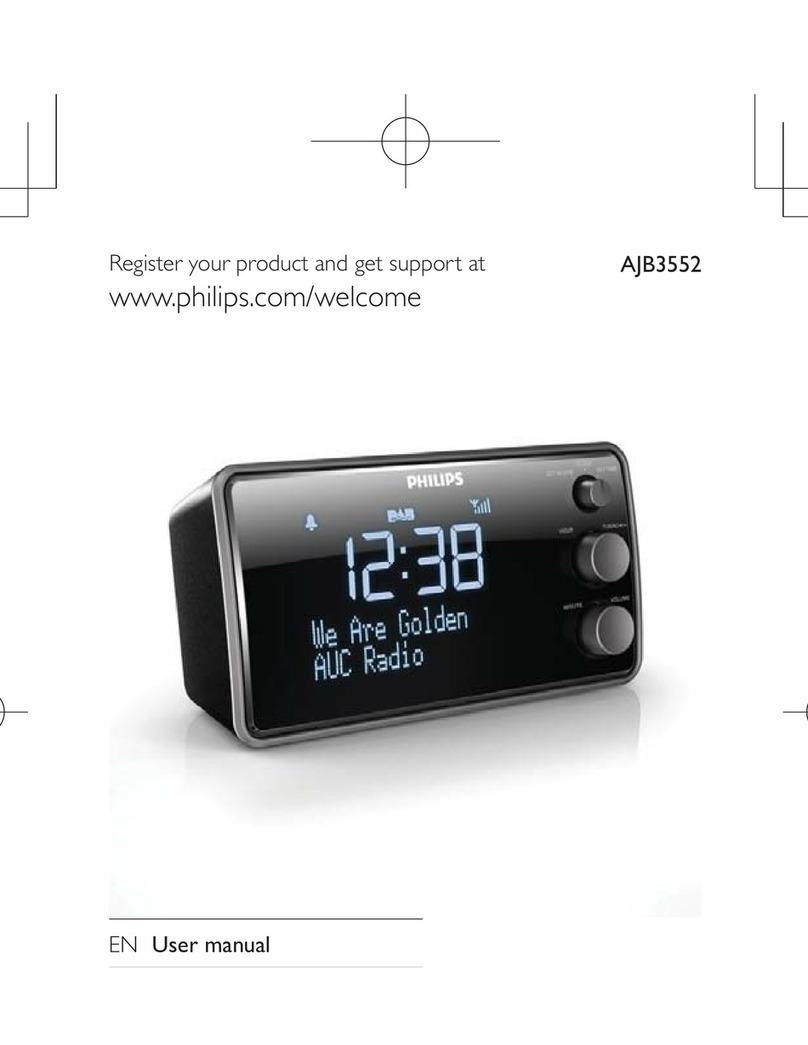 Philips AJB3552 user manual