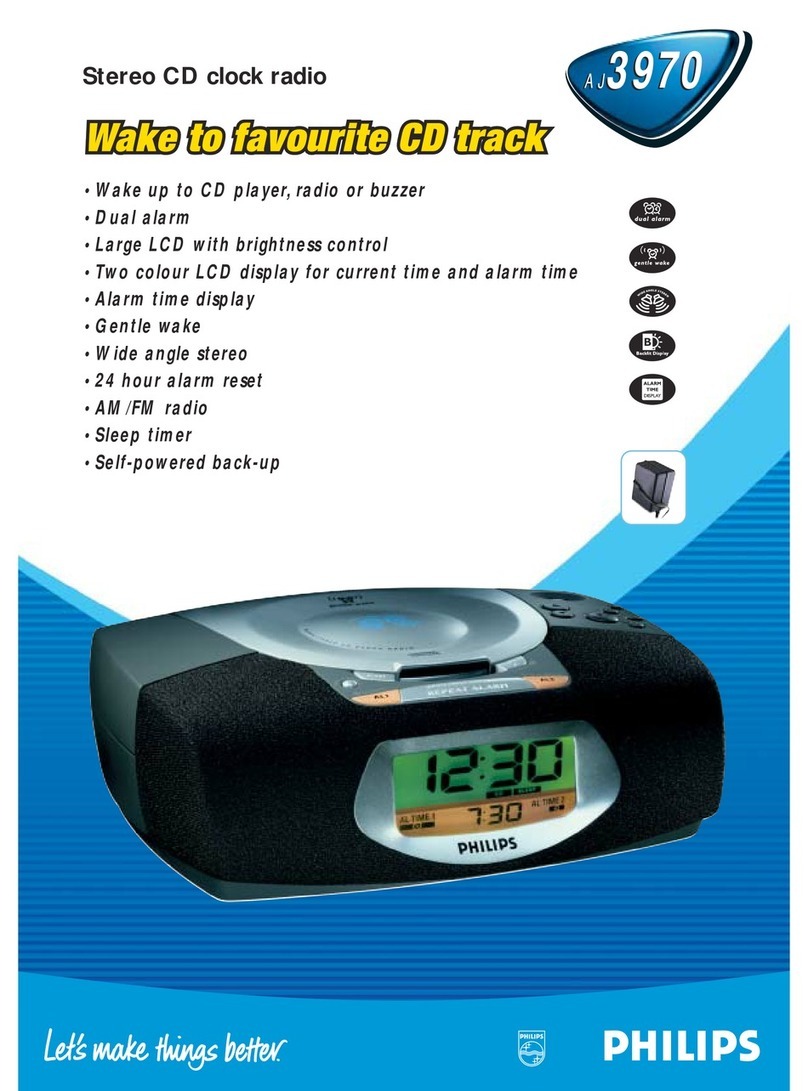 Philips AJ3970 Product information