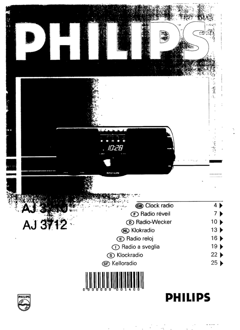 Philips AJ3712/05 User manual