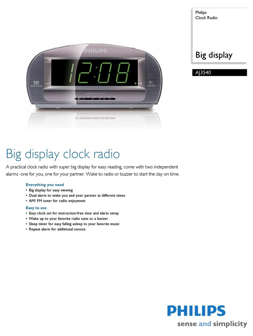 Philips AJ3540 Specifications