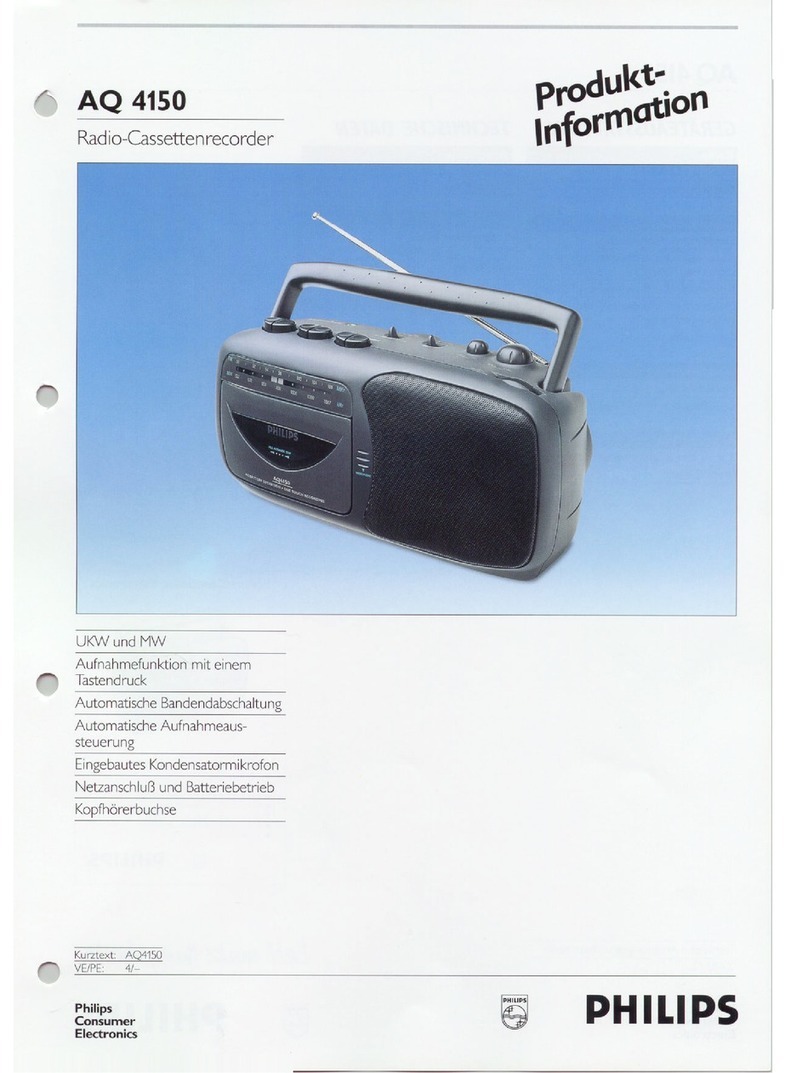 Philips AQ4150 Instruction sheet