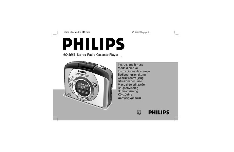 Philips AQ 6688 User manual