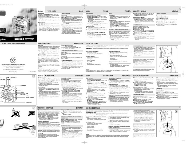 Philips/Magnavox COLOR TELEVISION AND REMOTE CONTROL user manual