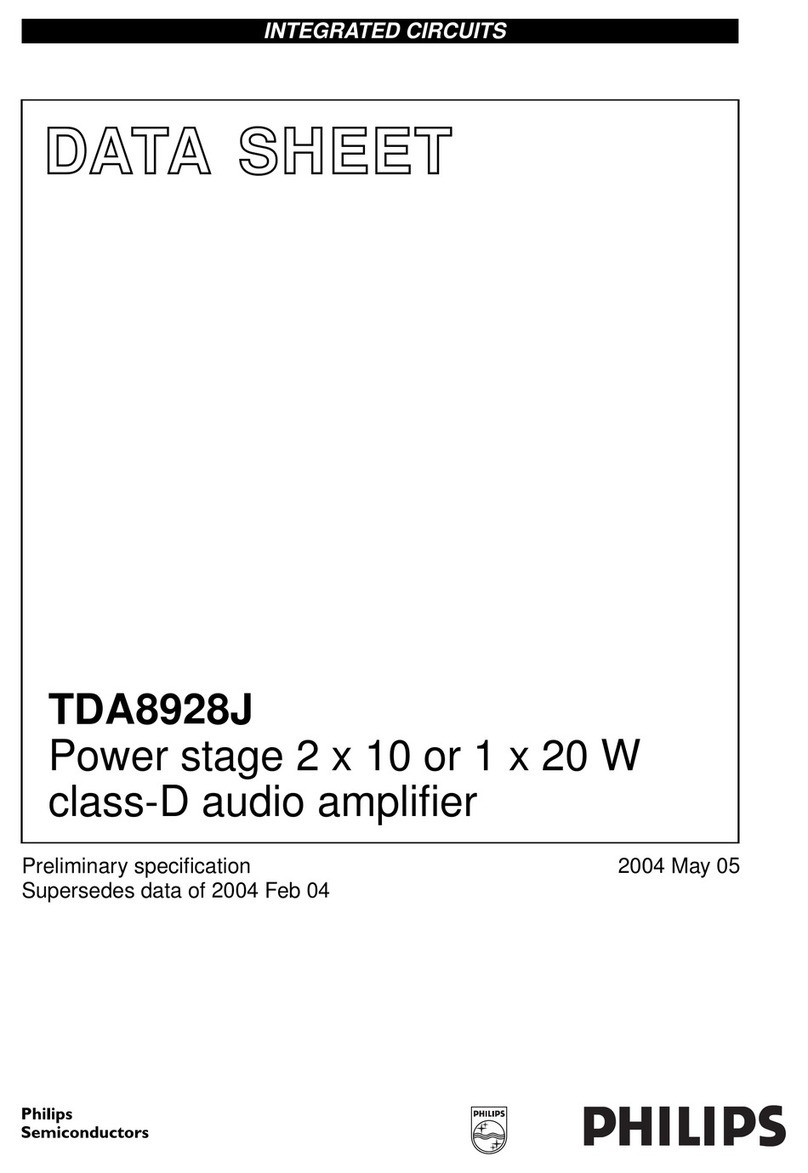 Philips TDA8928J User manual