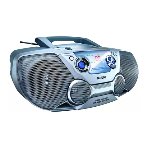 Philips SOUNDMACHINE AZ1325 User manual
